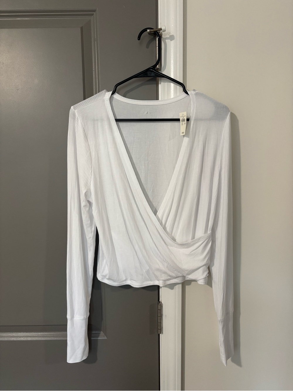 NWT Aerie Ribbed Wrap Top
